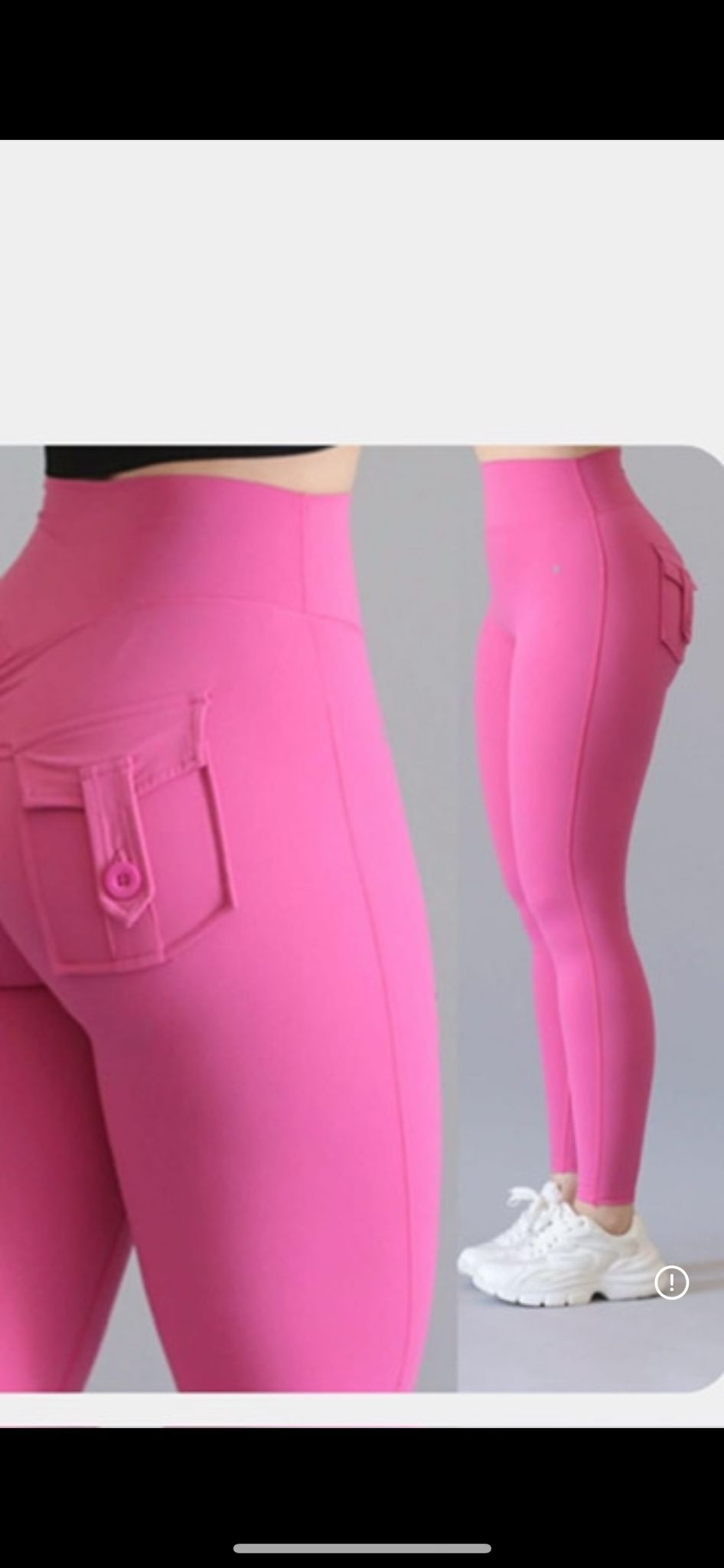 Plain Hot Pink Leggings