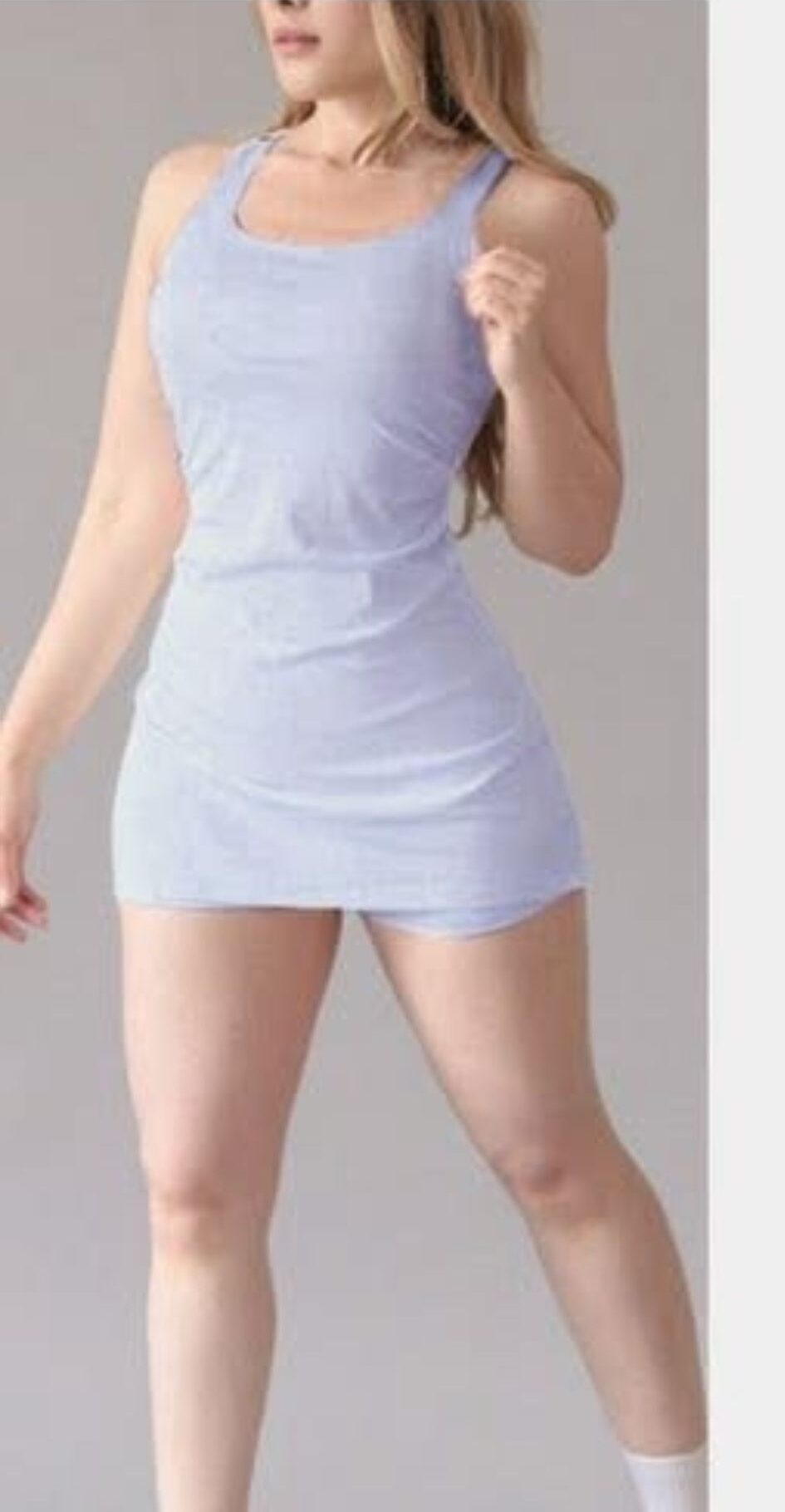 Light Blue Sports Dress