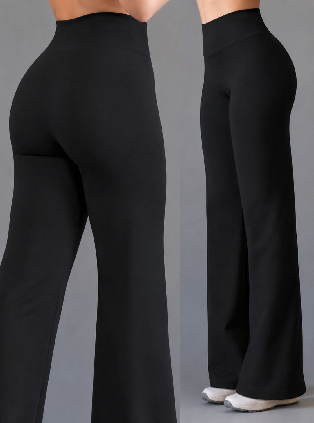 Black Wide-Leg Pants